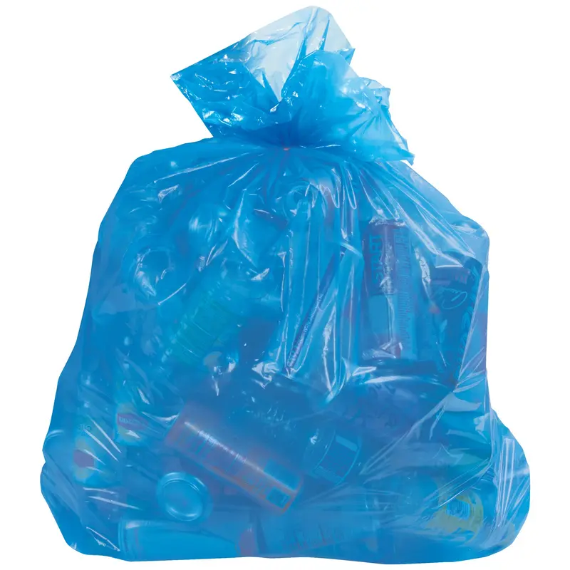 Blue Recycling Trash Liner - 13 Gallon, 1.5 Mil. (CL8002) Case Of 100