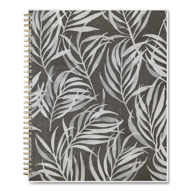 Blue Sky Dark Gray Gale Weekly/Monthly Lesson Planner, 9 Classes, Tropical Artwork, Gray/Mint Cover, 11 x 8.5 Sheets, 12-Month Span (BLS136608A23) Each