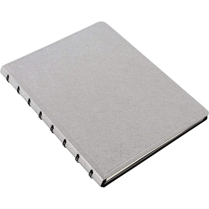 A5 FILOFAX NTBK SAFFIANO SILVER