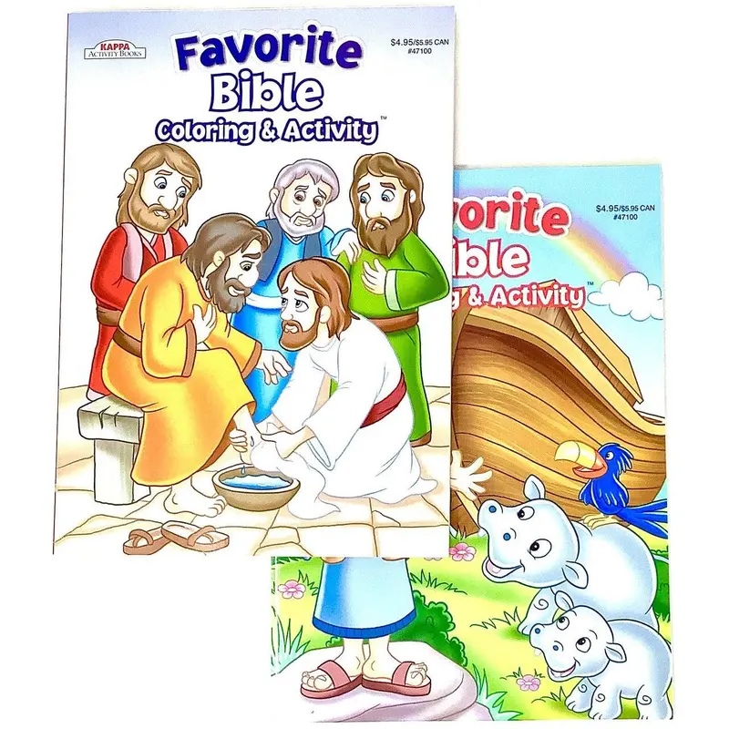 ACTIVITY & COLORING KAPPA BIBLE STORY BOOKFEET WASH