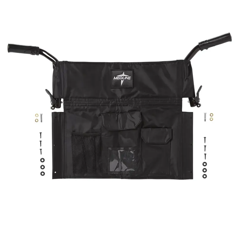 Black Upper Handle for Ultralight Bariatric Transport Chair, 1 PR (WCA808UHKR) 1 Pair