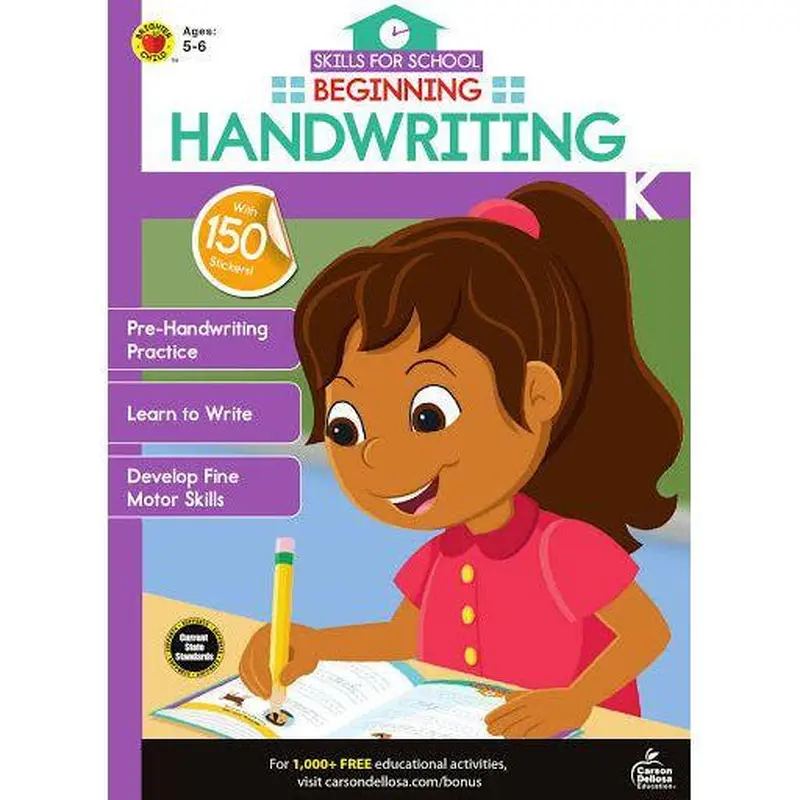 BEGINNING HANDWRITING ACTIVITY BOOK K-1