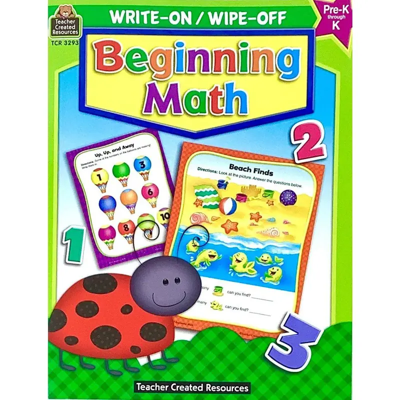 Beginning Math Write-On Wipe-O