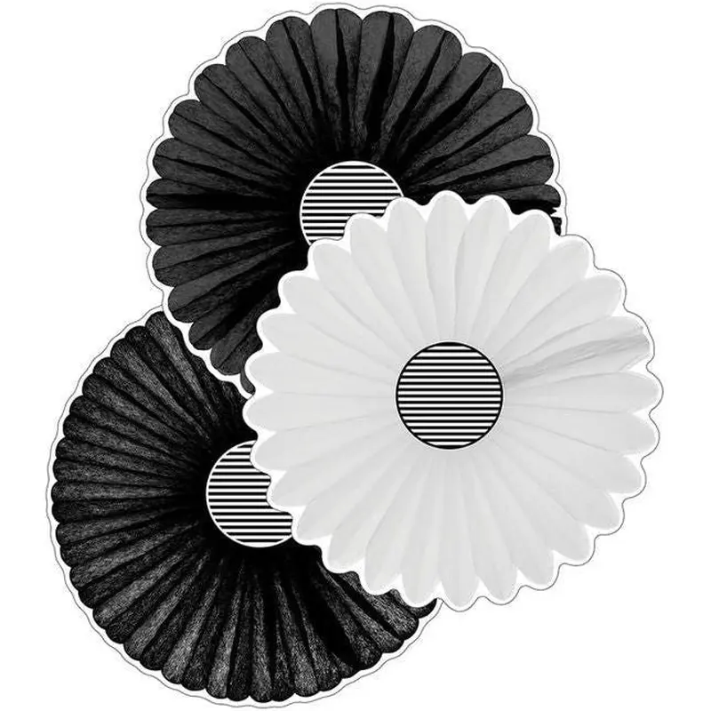 BLACK & WHITE FANS EXTRA LARGE CUT-OUTS
