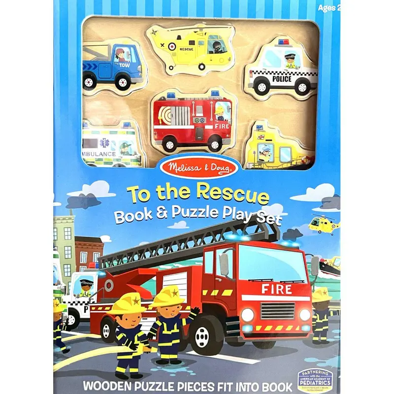 Book & Puzzle Play Set: To the Rescue