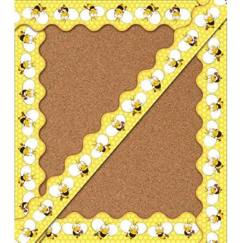 BORDER SCALLOPED BUZZ WORTHY BEE