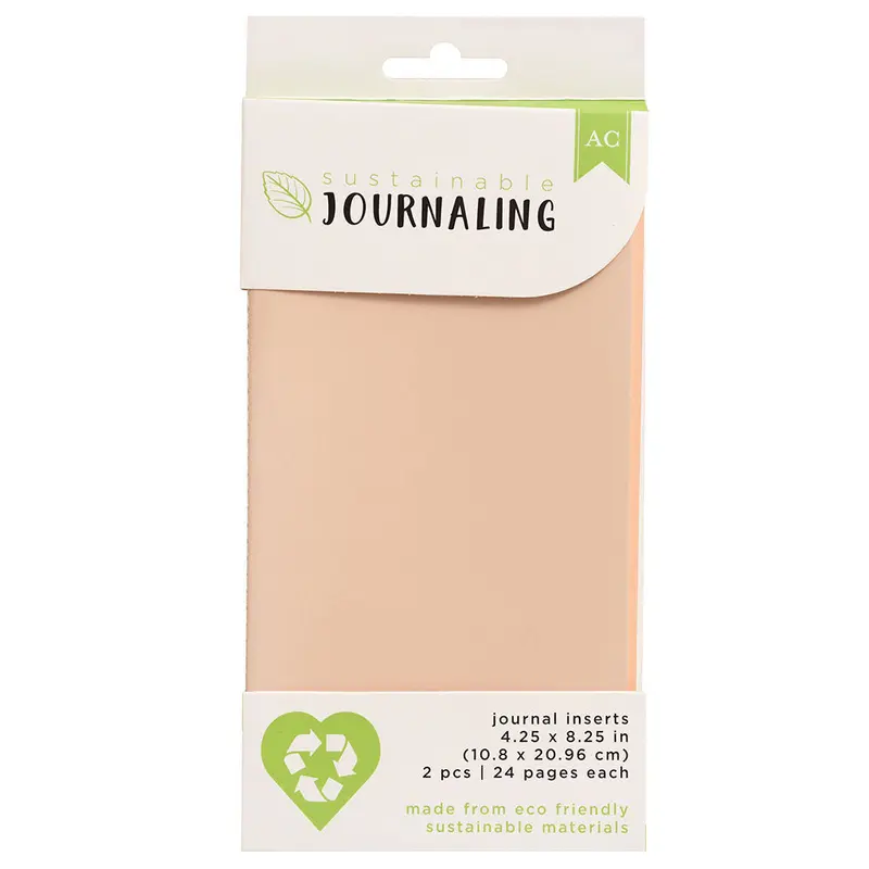 BLUSH SUSTAINABLE JOURNALING 2PCS (24 PAGES)