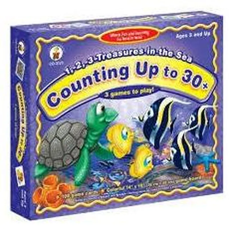 CD 1,2,3 TREASURE IN SEA COUNTING UP TO 30 