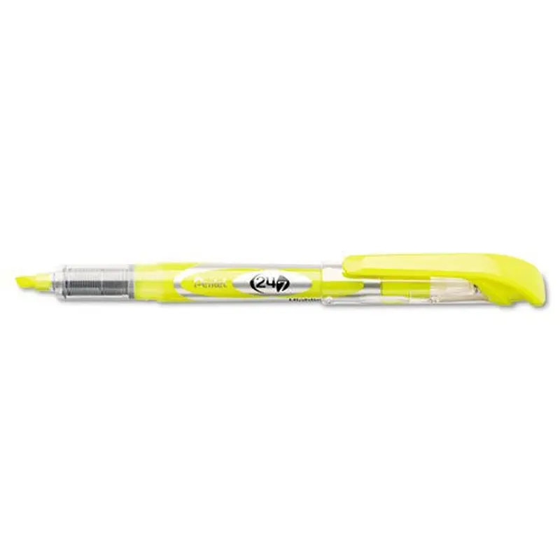 CHISEL TIP HIGHLIGHTER INK 247 YELLOW CJ.12