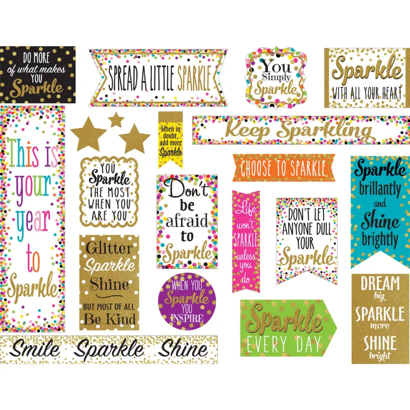 CONFETTI SPARKLE AND SHINE MINI BULLETIN