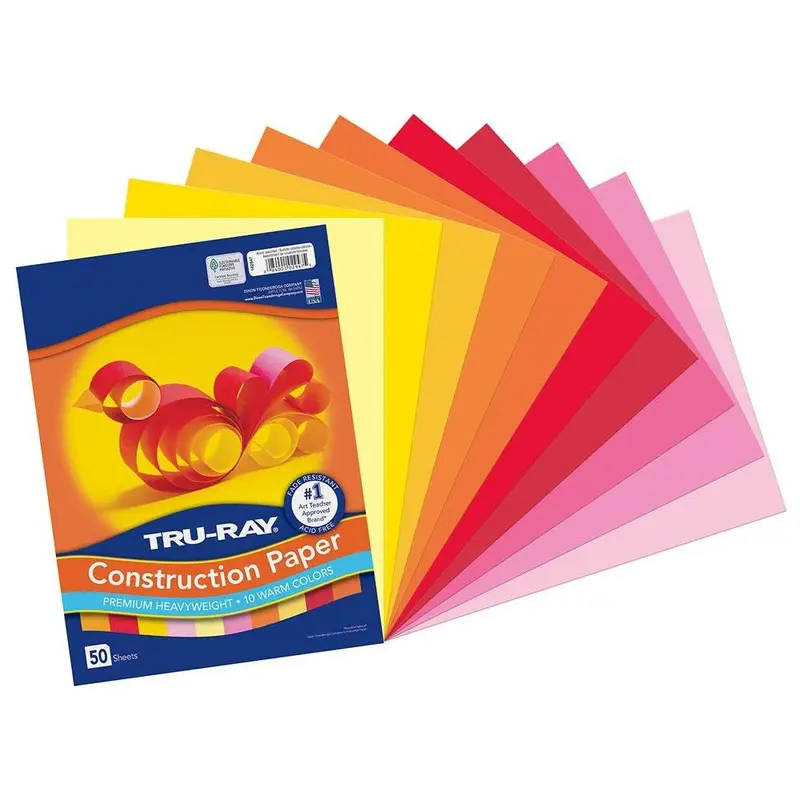 CONSTRUCTION PAPER WARM ASST 50 CT