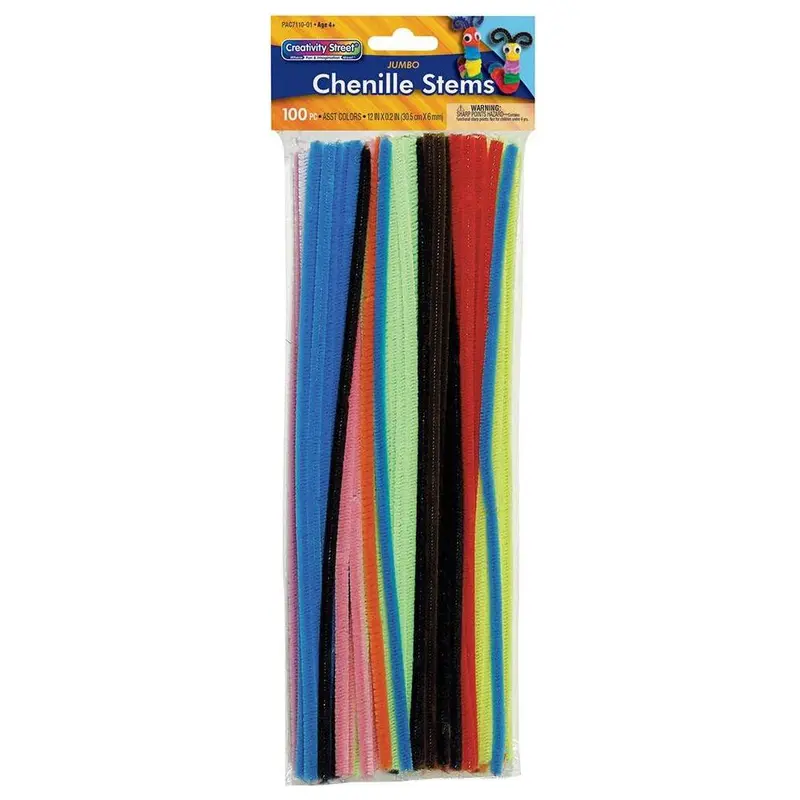CREATIVITY STREET JUMBO STEMS CHENILLE ASSORTED CO