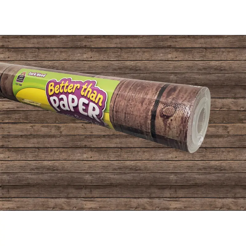 DARK WOOD BETTER THAN PAPER BULLETIN BOARD ROLL