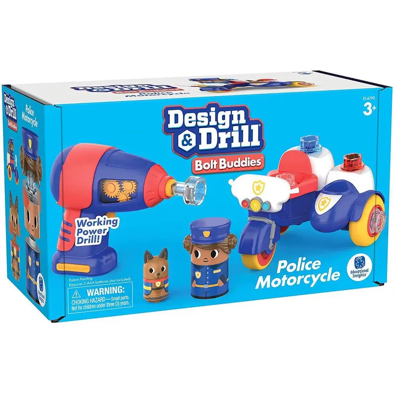 DESIGN & DRILL BOLT BUDDIES POLICE MOTORCYCLE