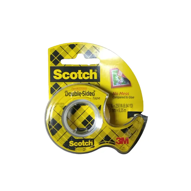 DOUBLE STICK TAPE 1/2" X 250 " C/DISPENSER