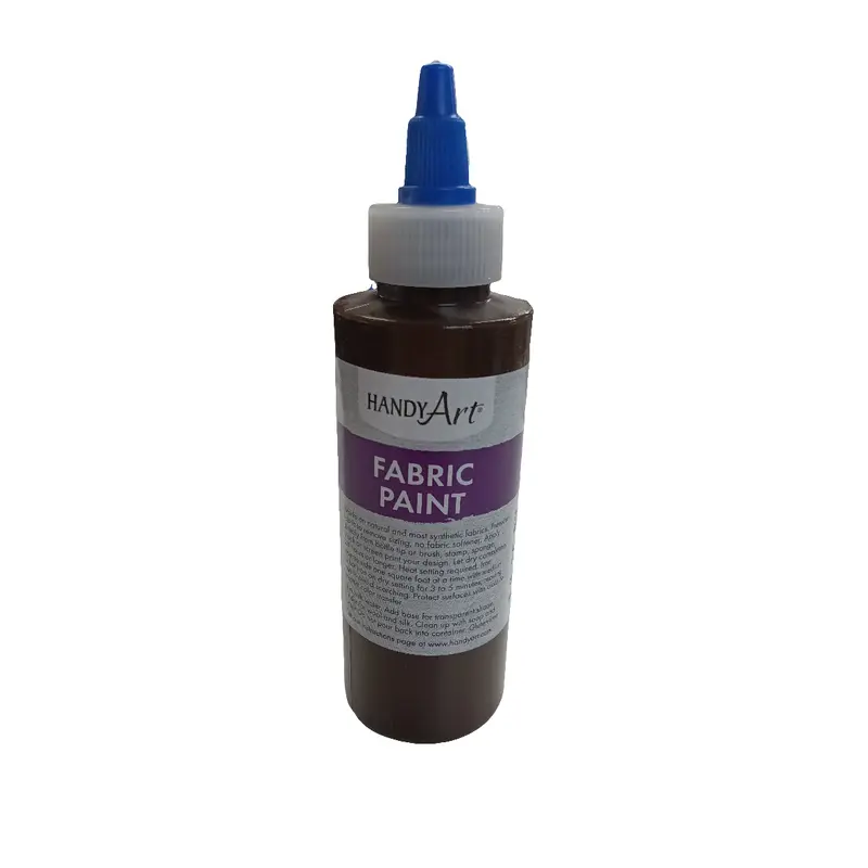 FABRIC PAINT 4OZ BROWN