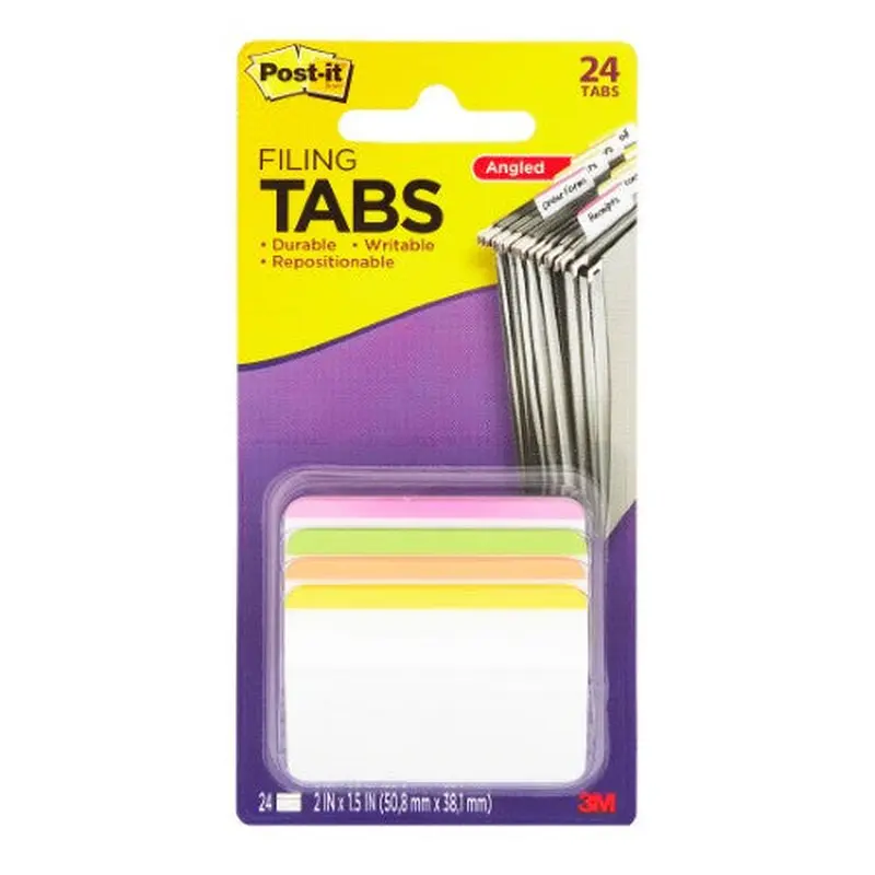 FILING TABS DURABLE ASST