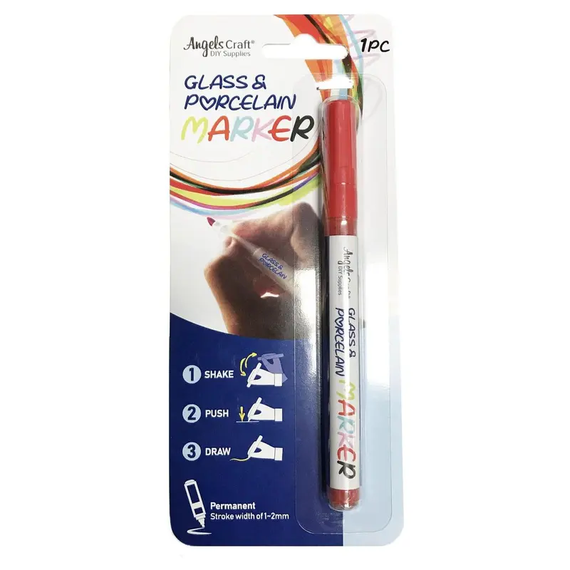 GLASS/CERAMIC MARKER RED