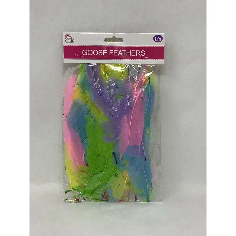 GOOSE FEATHERS 3"-5"-12G MIXED LIGHT