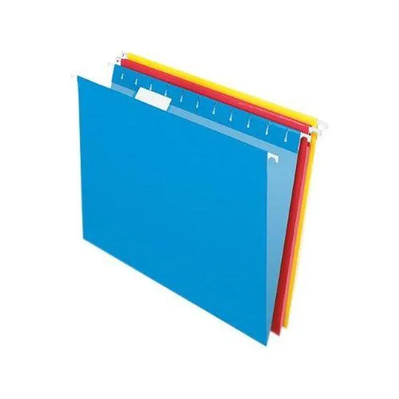 HANGING FOLDER LETTER ASSORTED COLORS BOX/25