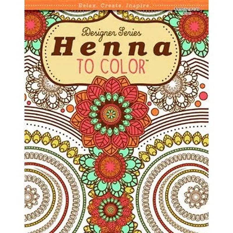 HENNA & MANDALA COLORING BOOK