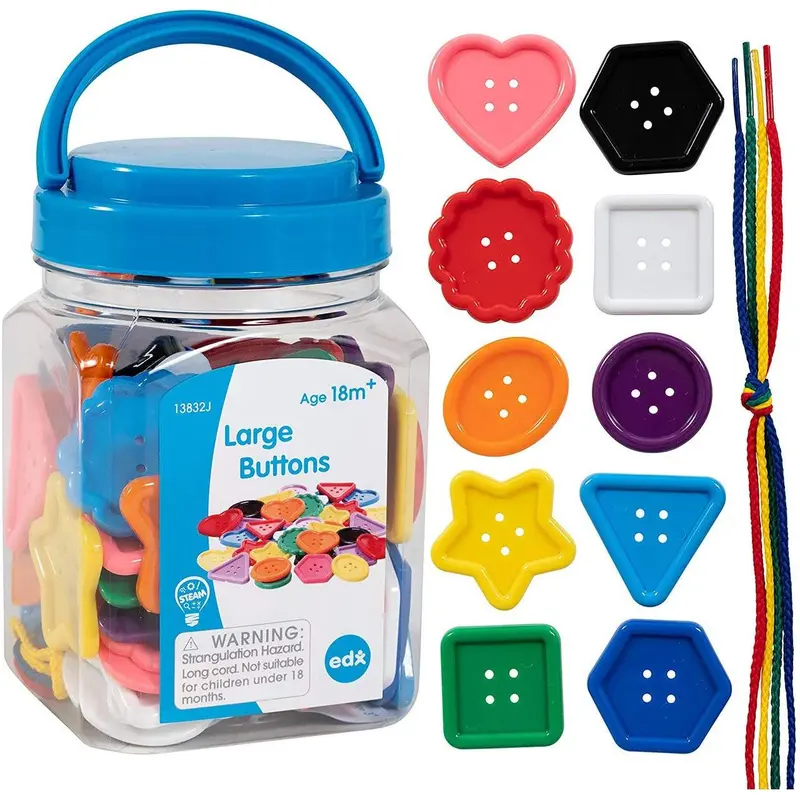 LARGE BUTTONS - MINI JAR SET OF 60