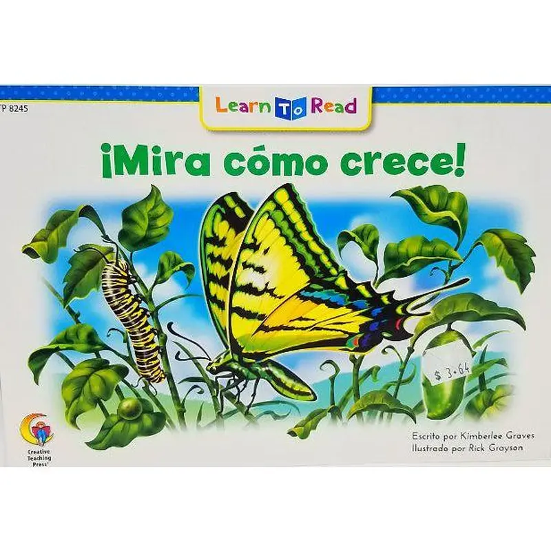 LEARN TO READ MIRA COMO CRECE LIBRO