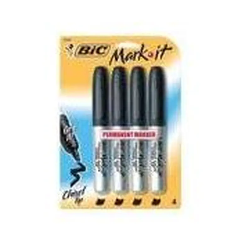MARK IT PERMANTENT MARKER TANK CHISEL 4 PK