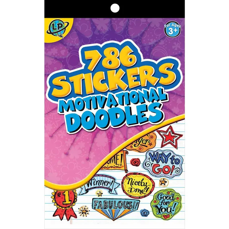 MOTIVATIONAL DOODLES STICKER BOOK