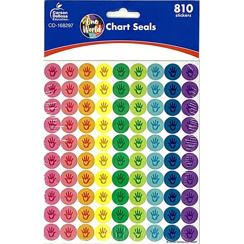 ONE WORLD MOTIVATORS MOTIVATIONAL STICKERS 72 PCS