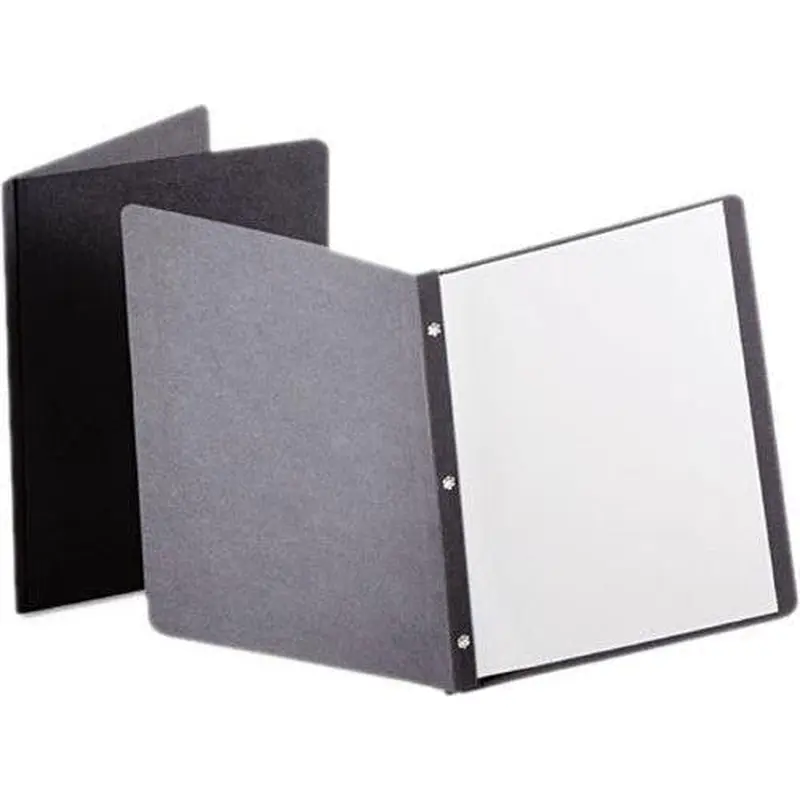 PAPER REPORT COVER W/CLIP LETTER BLACK BOX/25