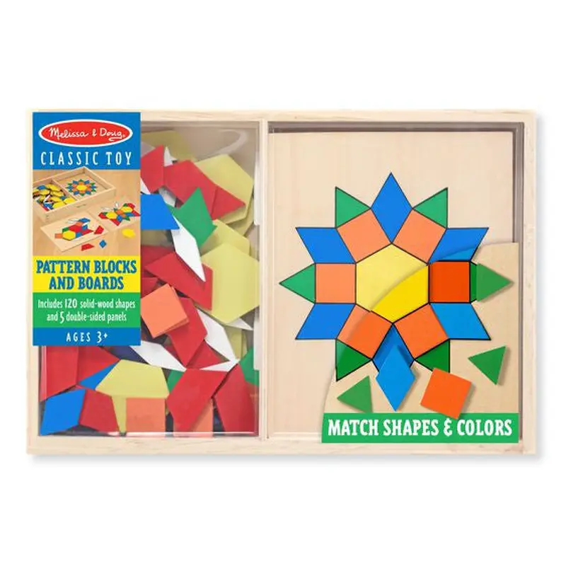PATTERN BLOCKS AND BOARDS CLASSIC TOY