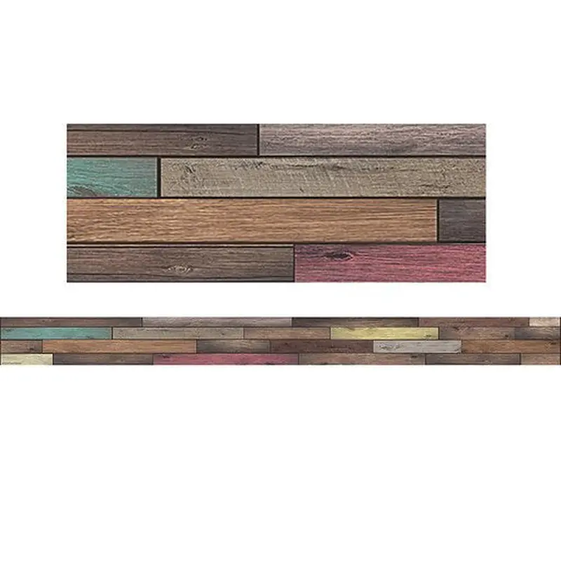 RECLAIMED WOOD STRAIGHT BORDER