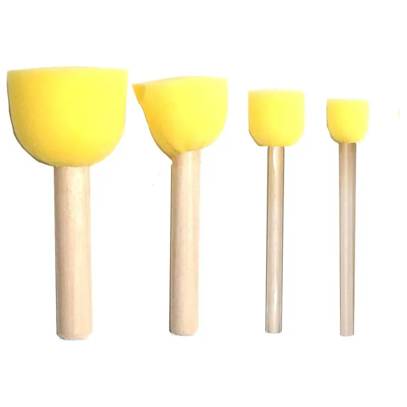 ROUND TOP PAINT SPONGE TOOL 4CT, ASSORTED SIZE