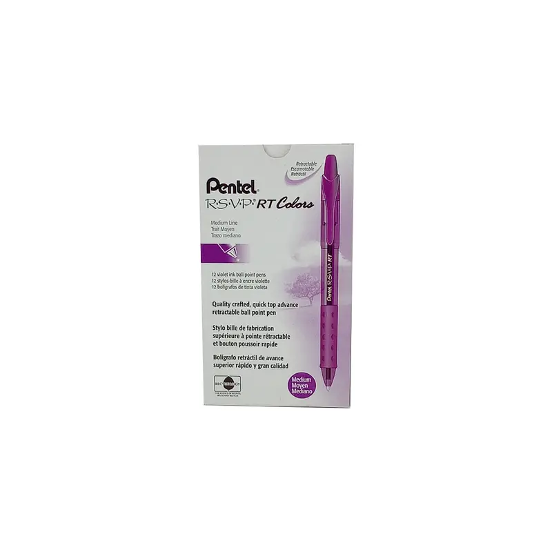 RSVP RT BALL POINT PEN VIOLET MEDIUM CJ.12