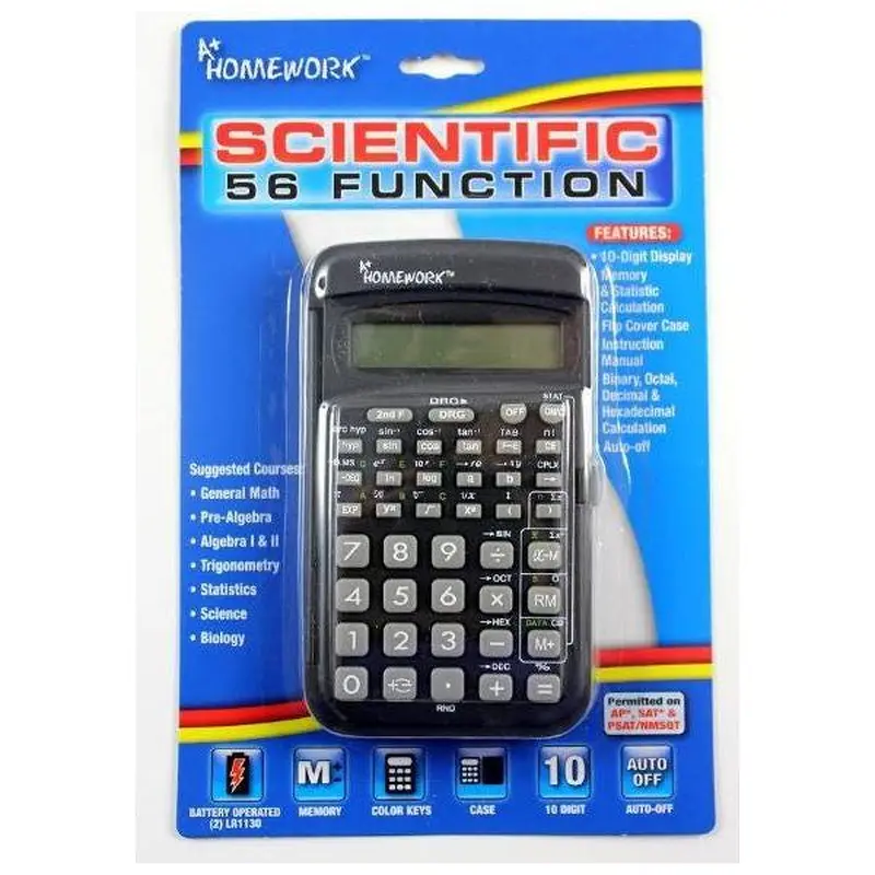 SCIENTIFIC CALCULATOR 56 FUNCTIONS