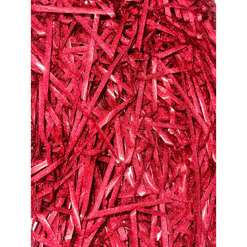 Shredded Filler Paper Holographic Red