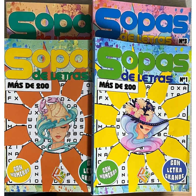 SOPAS DE LETRAS HAPPY HOBBY 164 PAGINASOrange
