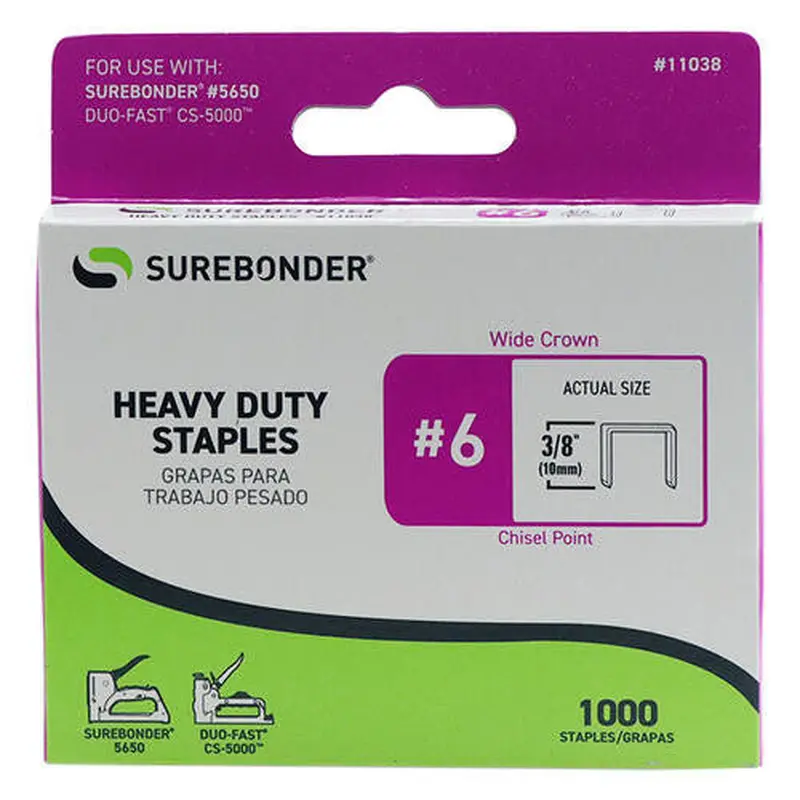 STAPLES #6 3/8"