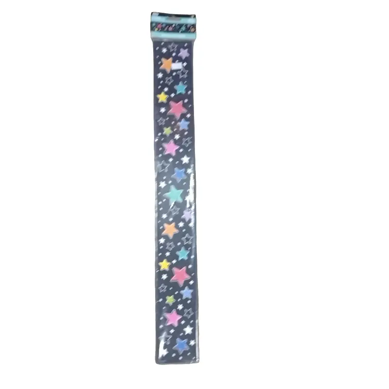 STAR BRIGHT COLORFUL STARS ON BLACK EZ BORDER