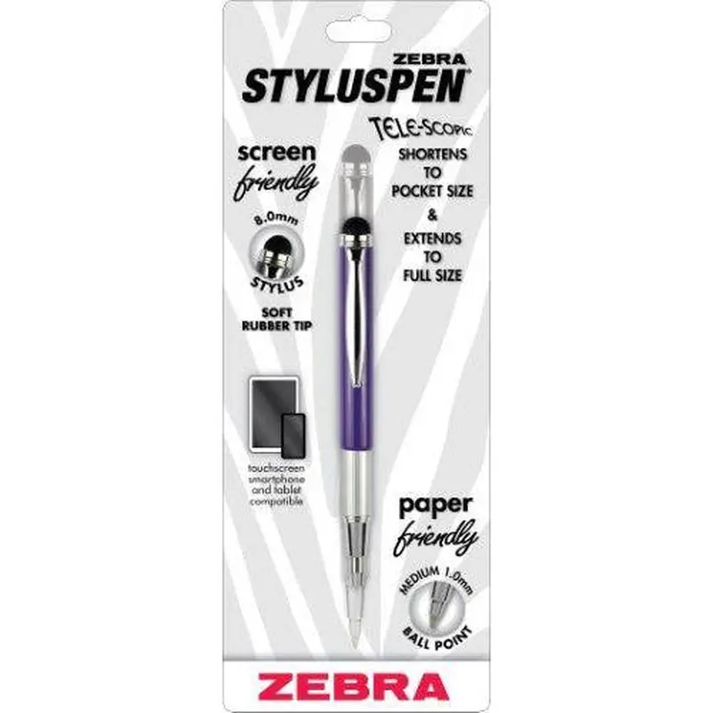 STYLUS PEN TELESCOPIC 1.0 BLACK INK SOUR GRAPES