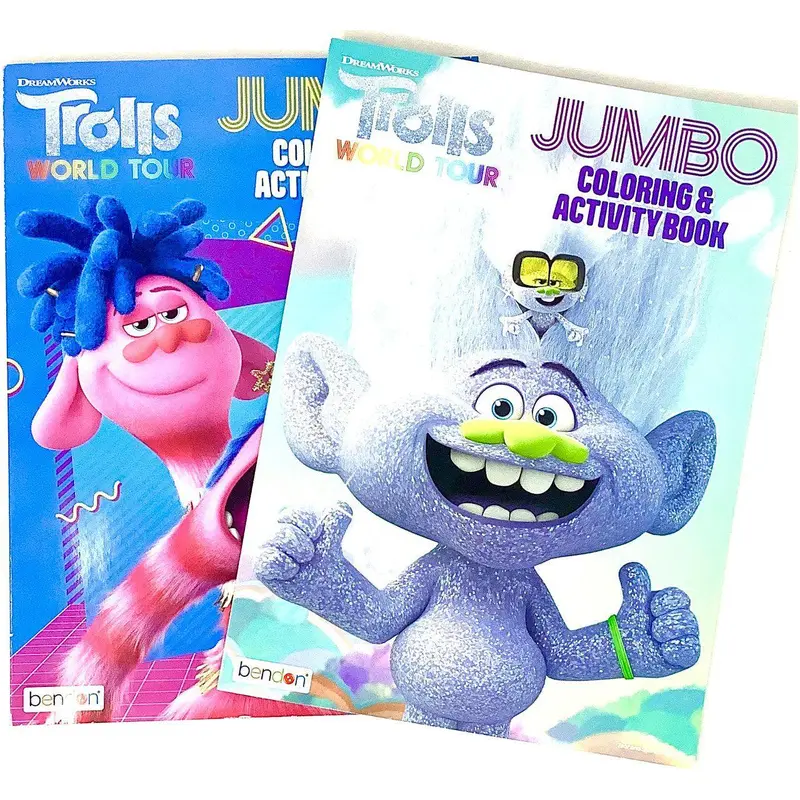 TROLLS 2 COLORING BOOKPINK TROLLS