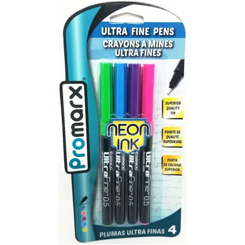 ULTRAFINE PENS NEON COLORS PQ.4