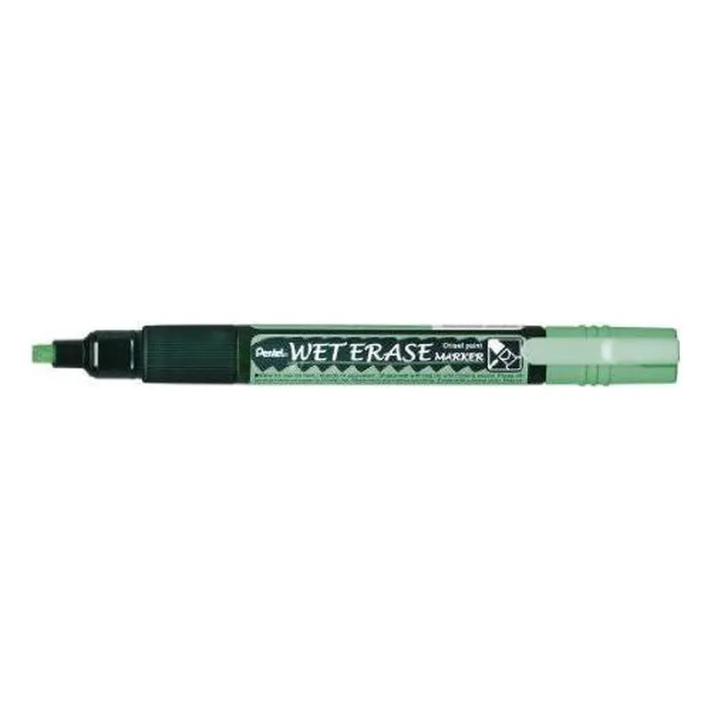 WET ERASE CHALK MARKER CHISEL TIP GREEN