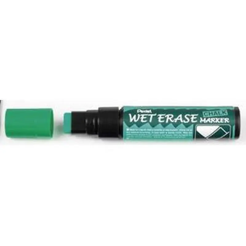 WET ERASE CHALK MARKER JUMBO TIP GREEN