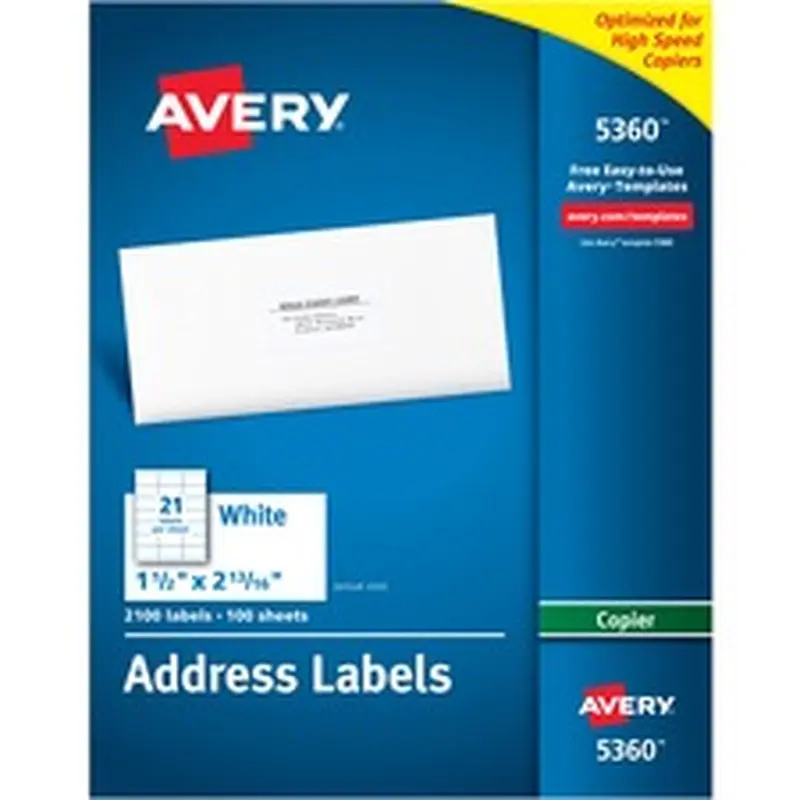 Avery® Address Labels for Copiers
