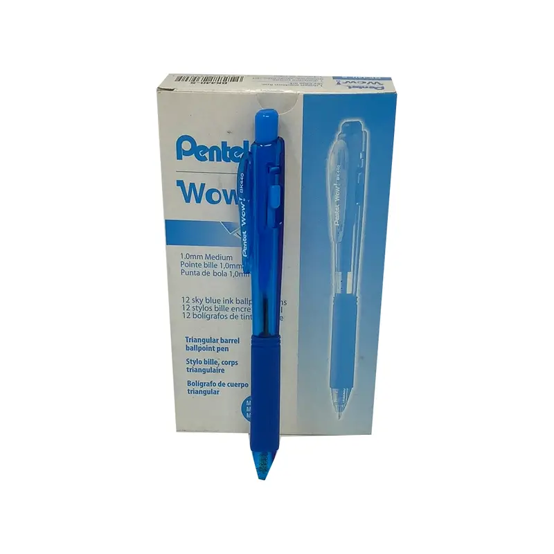 WOW RT BALLPOINT PEN SKYBLUE MED 1.0 CJ.12