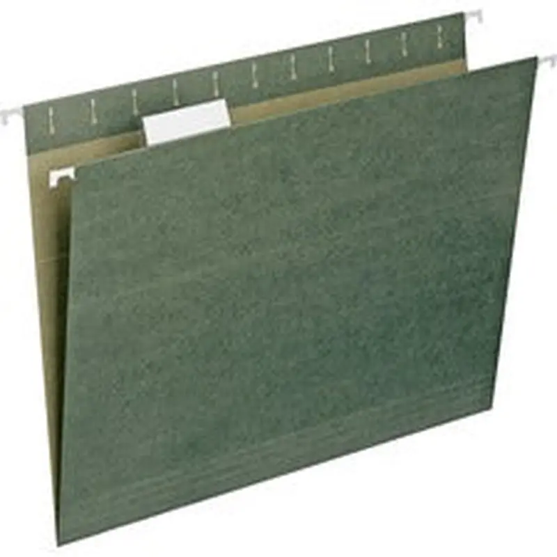 Smead 100% Recycled Hanging File Folders with Tab