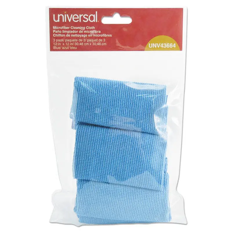 WIPES,CLOTH,MCRFBR,3PK,BE