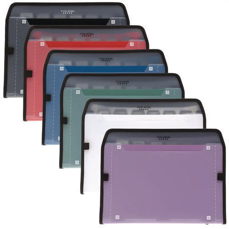 FILE, ZIPPER, 7PK EXP,AST